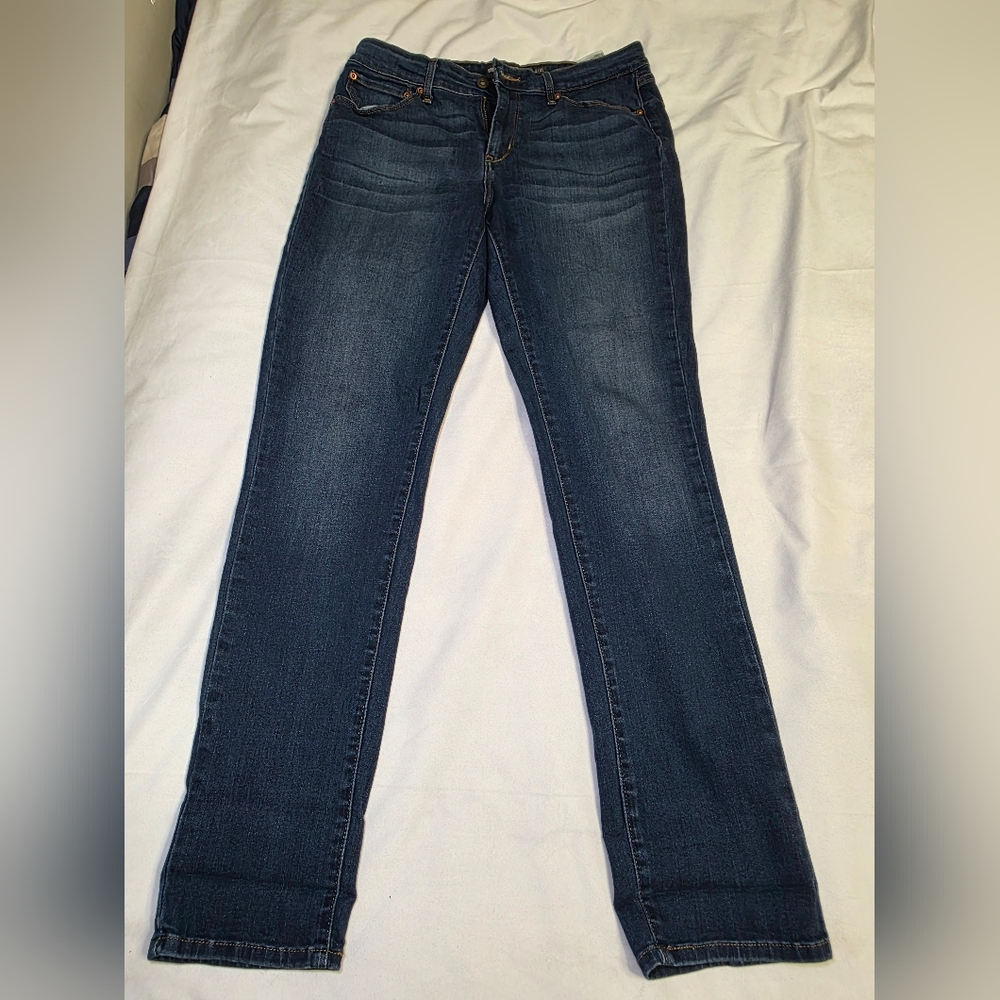 Levi's Demi Curve Mid Rise Slim Denim Blue Jeans- Size 12/31